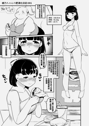 綾乃的育肥日記 1~20圖