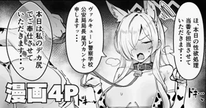 うば丸_牛ビキニカンナ４ページ漫畫_ブルーアーカイブ圖